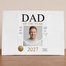 Vater des Jahres Foto (Nur Weiß)