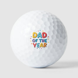 Vater des Jahres - Funny Vatertag Geschenk Golfball