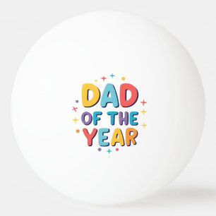 Vater des Jahres - Funny Vatertag Geschenk Tischtennisball