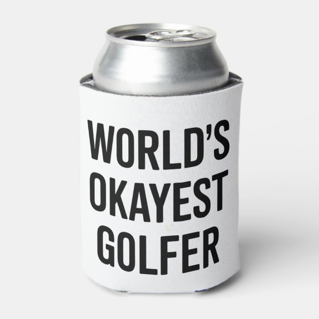 Vater des Jahres, Okayester Golfer, Vatertag Golfe Dosenkühler (Kanne Vorderseite)