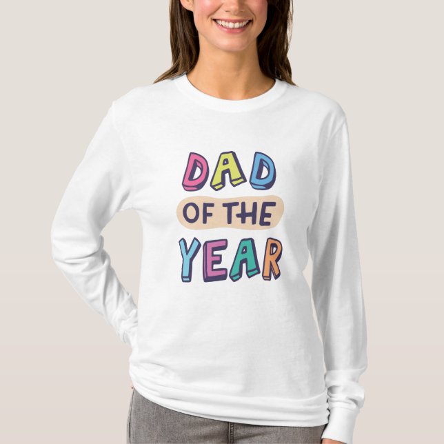 Vater des Jahres T-Shirt (Vorderseite)