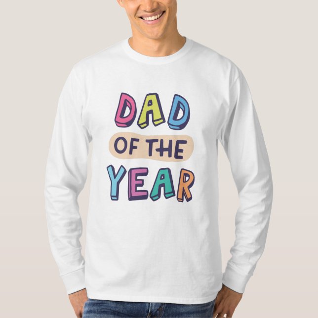 Vater des Jahres T-Shirt (Vorderseite)