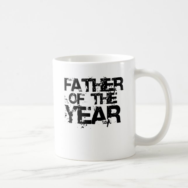 Vater des Jahres. Vatertagsgeschenk Kaffeetasse (Rechts)