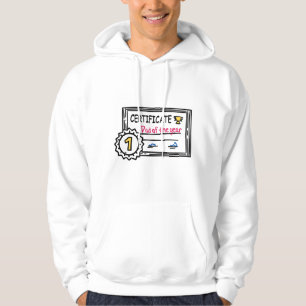 Vater des Jahres Zertifikat Vatertag Auszeichnung Hoodie