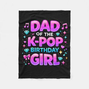 Vater des K-Pop-Geburtstagsmädchens, passend zur P Fleecedecke