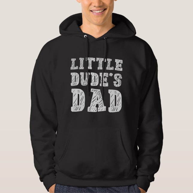 Vater des kleinen Typs Hoodie (Vorderseite)