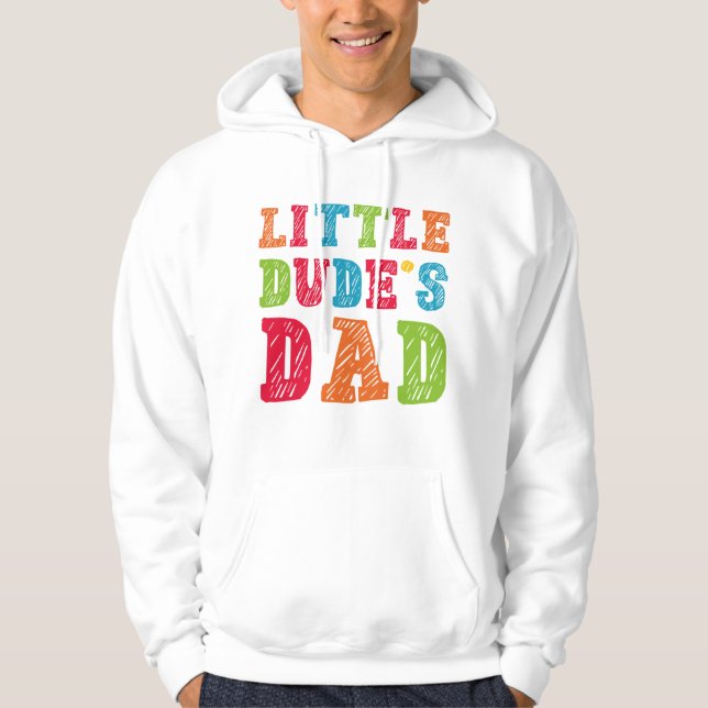 Vater des kleinen Typs Hoodie (Vorderseite)