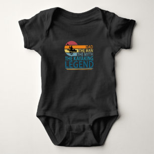 Vater des Mannes, der Mythos, die Kajaklehre Baby Strampler