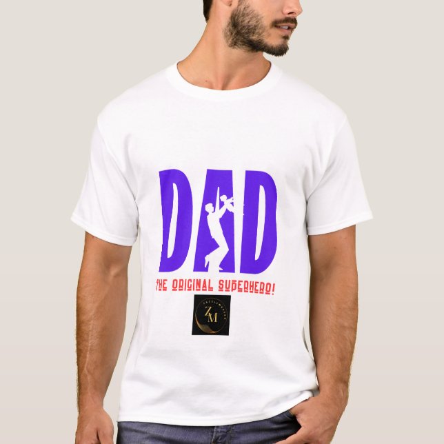 VATER des originalen Superhelden T - Shirt (Vorderseite)