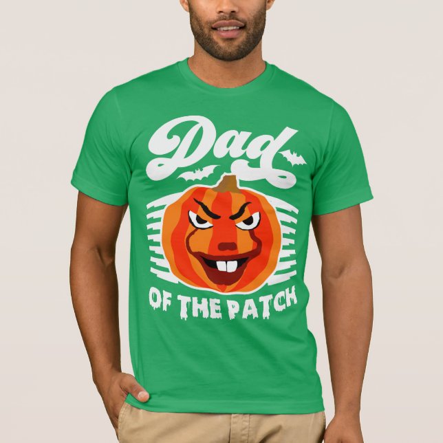 Vater des Patches - Funny Spooky Pumpkin Halloween T-Shirt (Vorderseite)