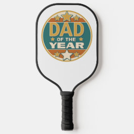 Vater des Retro-Abzeichens des Jahres - Geschenk d Pickleball Schläger