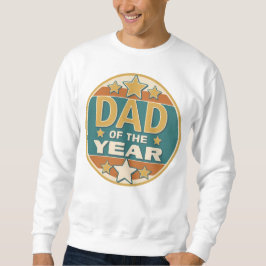 Vater des Retro-Abzeichens des Jahres - Geschenk d Sweatshirt