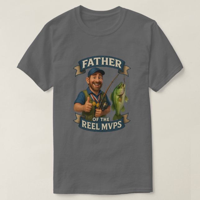 Vater des Royal MVPs Fishing Vater T-Shirt (Design vorne)