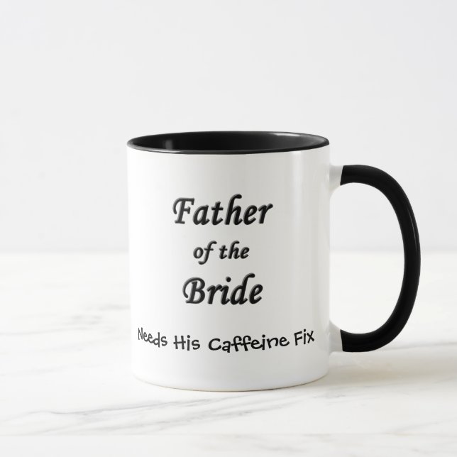 Vater des Shirts der Braut T Tasse (Rechts)