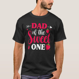 Vater des Süßes Erdbeeren-Party-Familienmatten T-Shirt
