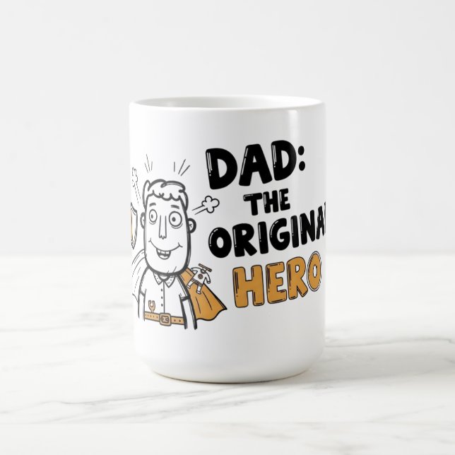 Vater des ursprünglichen Heldenvatertages Kaffeetasse (Mittel)