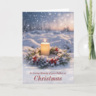 Vater des Vaters in Erinnerung Weihnachten Karte