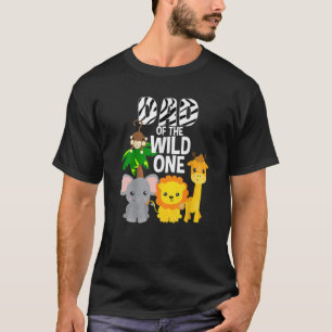 Vater des "Wild-One-Zoo-Themes" Geburtstagssafari- T-Shirt