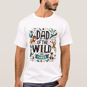 Vater des Wilden Dschungel Adventure Vaterhood Des T-Shirt
