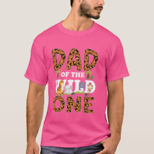 Vater des wilden One Birthday Zoo Thema Safari Jun T-Shirt