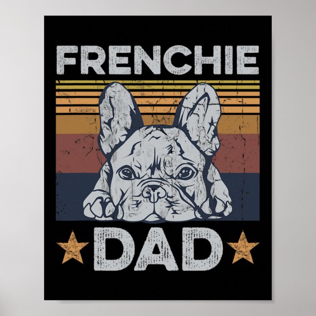 Vater-Design für Ihren französischen Vater Poster (Vorne)