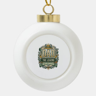 Vater Die Legende im Garten Vintage Gartengestaltu Keramik Kugel-Ornament