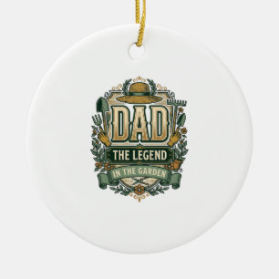 Vater Die Legende im Garten Vintage Gartengestaltu Keramik Ornament