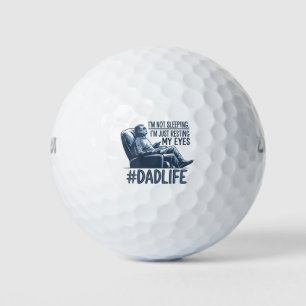 Vater, die sich gerne ein Zitat gönnen Golfball