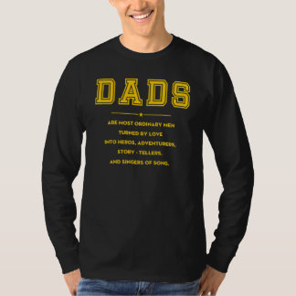 Väter, die von der Liebe für Männer Vatertag T-Shirt