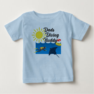 Vater Diving Buddy Design - Baby Fine Jersey T-Shi T-shirt