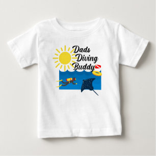 Vater Diving Buddy Design - Baby Fine Jersey T-Shi T-shirt