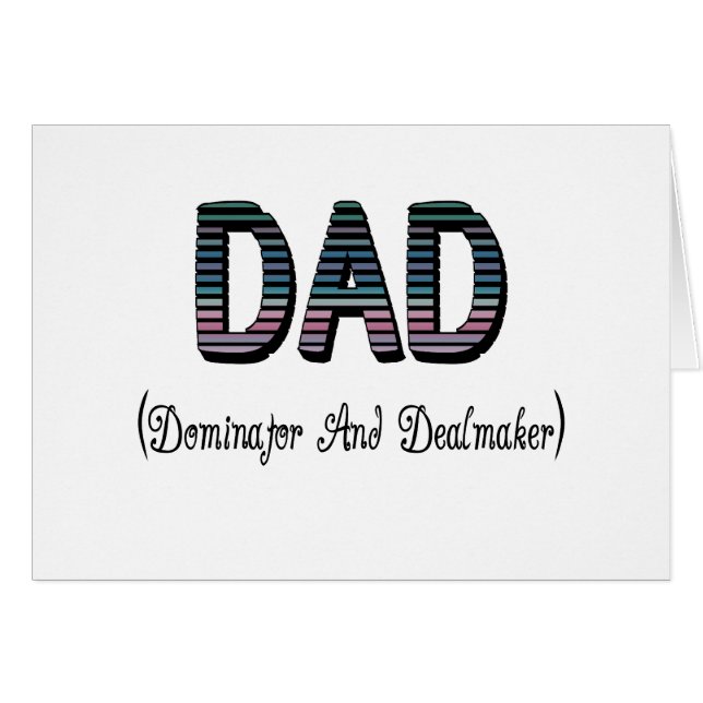 Vater Dominator und Händler (Vorderseite (Horizontal))
