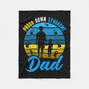 Vater Down Syndrome Awareness Fleecedecke