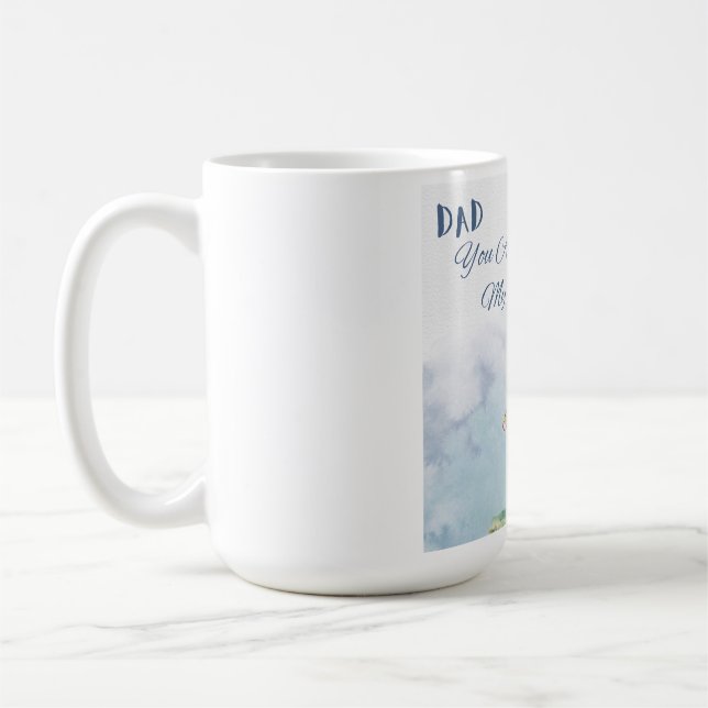 Vater, du bist mein Held Kaffeetasse (Links)