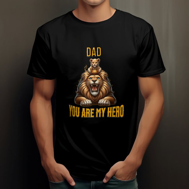 Vater, du bist mein Held T-Shirt (Von Creator hochgeladen)