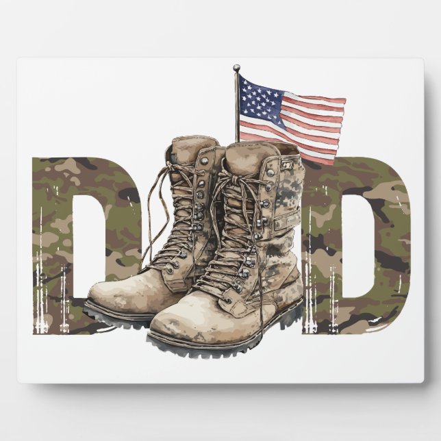 Vater, du warst immer mein Held Fotoplatte (Vorderseite)