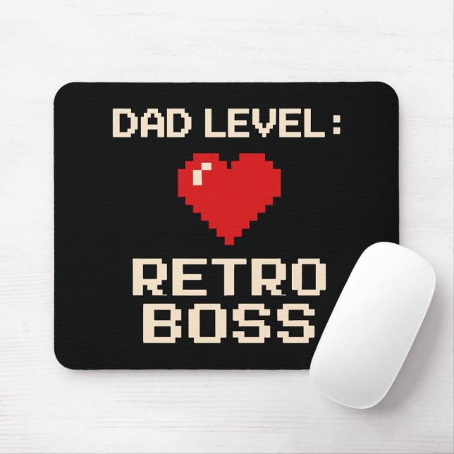 Vater-Ebene: Design für den Retro-Gaming-Boss Mousepad (Mit Mouse)