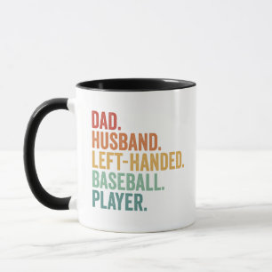 Vater Ehemann Baseball Linkshänder Legende  Tasse