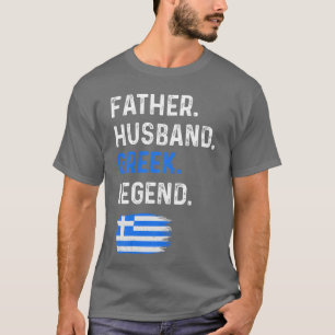Vater Ehemann Griechische Legende Stolzer Vater Gr T-Shirt
