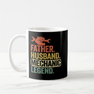Vater Ehemann Mechaniker Legende Auto Vintage Au Kaffeetasse