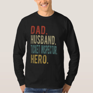 Vater Ehemann Ticketkontrolleur Held T-Shirt