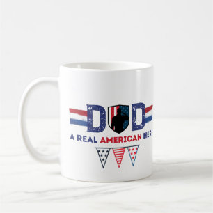 Vater ein echter amerikanischer Held Kaffeetasse