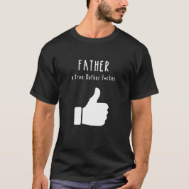 Vater eine echte Mutter F*cker Funny Vatertag T-Shirt