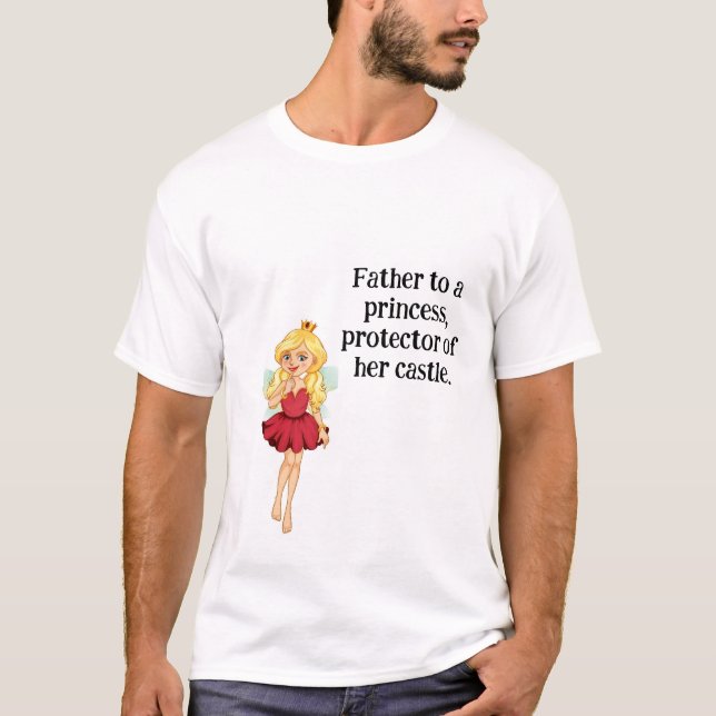 Vater einer Prinzessin - Hemd T-Shirt (Vorderseite)