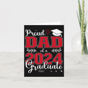 Vater eines Cl von 2024 Graduat zum Abschluss Karte