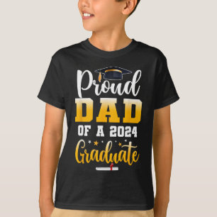 Vater eines Cl von 2024 Graduate Funny Senior Vate T-Shirt
