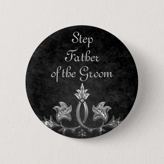 Vater eines Hochzeitstifts Button (Vorderseite)