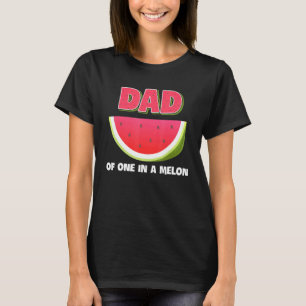 Vater eines in einer Melonenfamilie, Wassermelone T-Shirt