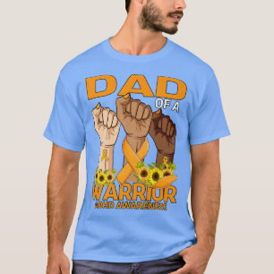 Vater eines Kriegers ADHS-Bewusstseins Sonnenblume T-Shirt