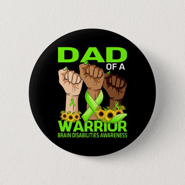 Vater eines Kriegers Button (Vorderseite)